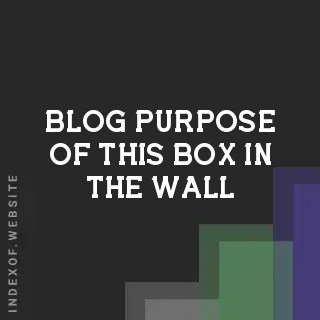 What Is the Purpose of This Box in the Wall With One Wire? | Logo - Indexof